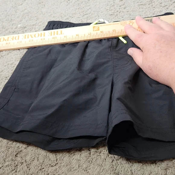 Boys' Solid Swim Trunks - art class Black S(6/7) - Picture 9 of 12